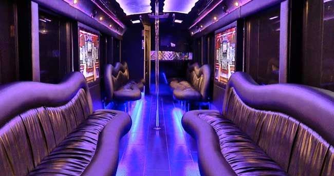 26 Passenger Party Bus Rental in Las Vegas 2