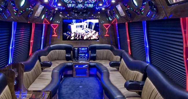 26 Passenger Party Bus Rental in Las Vegas 3