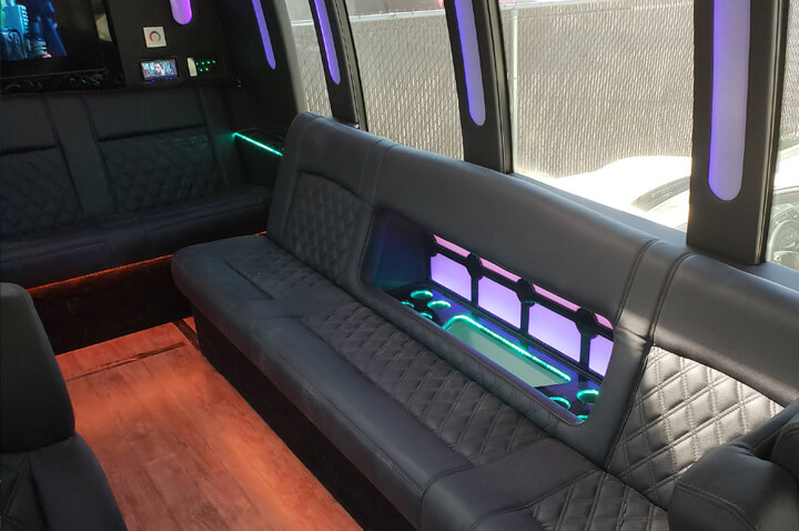 33 Passenger Party Bus Rental in Las Vegas 3