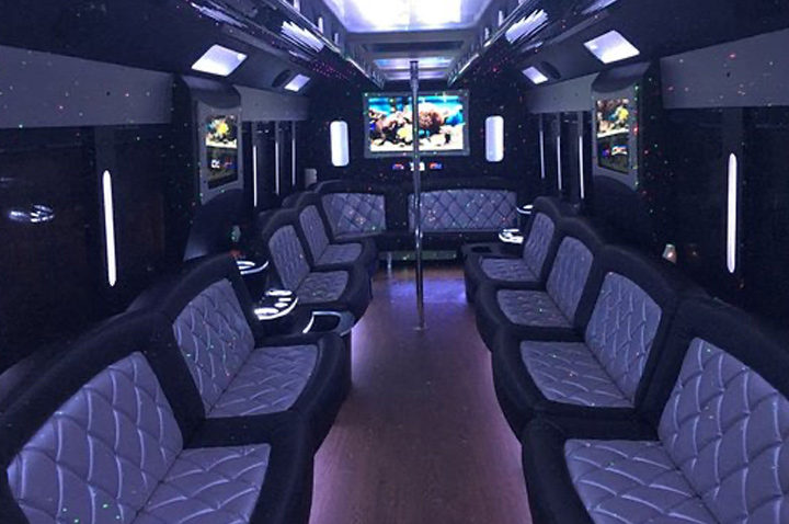 42 Passenger Party Bus & Limo Coach Rental Las Vegas 1