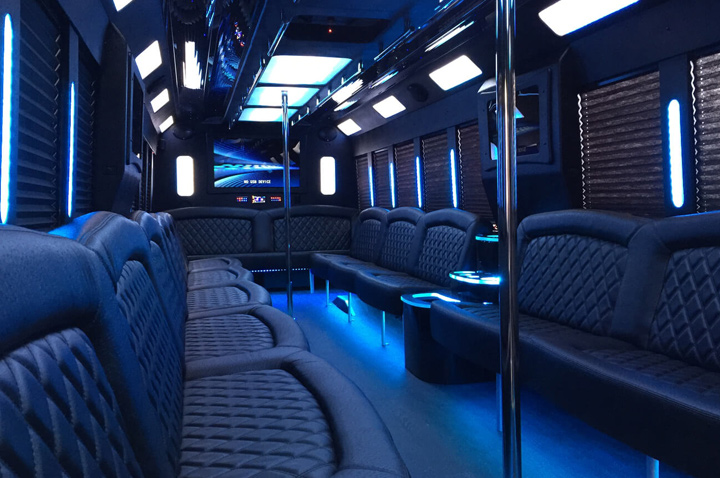 42 Passenger Party Bus & Limo Coach Rental Las Vegas 2