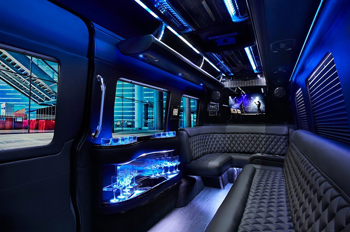 42 Passenger Party Bus & Limo Coach Rental Las Vegas 6