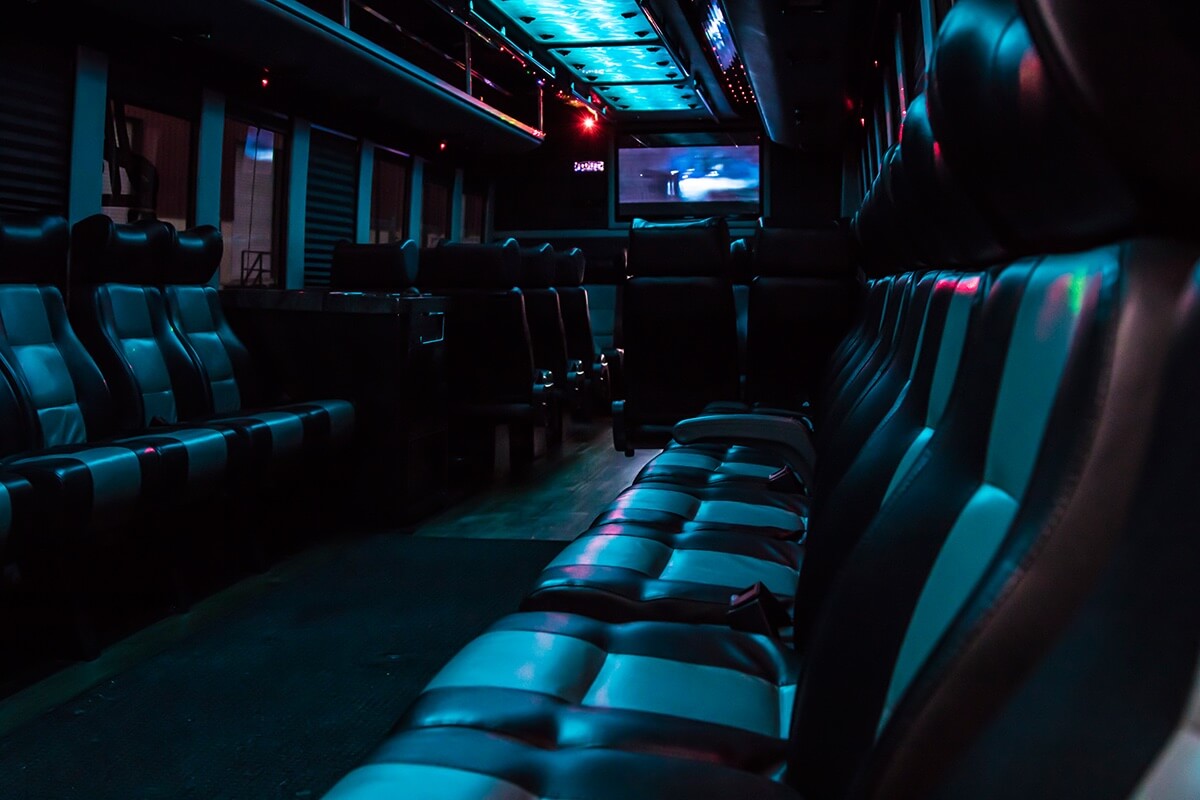 40 Passenger Ford F750 Party Bus Rental Las Vegas 2