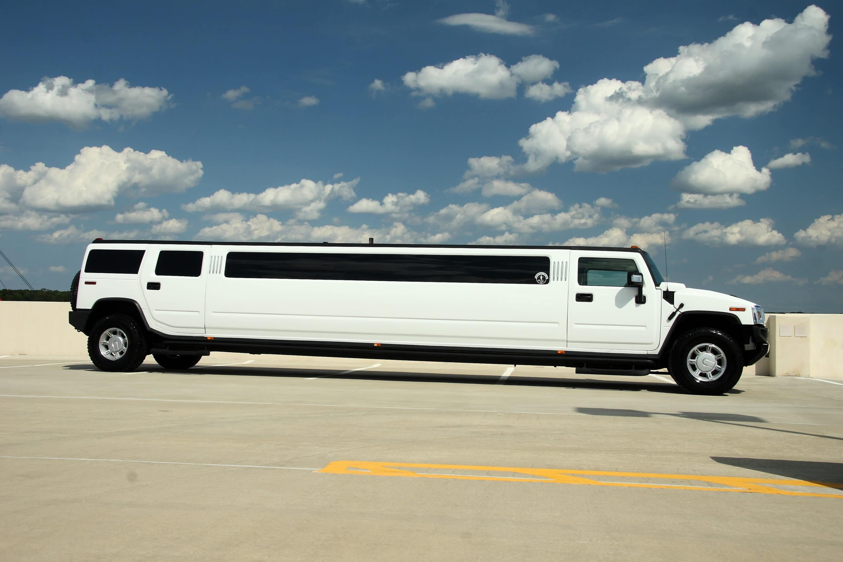20 Passenger White Hummer Limo